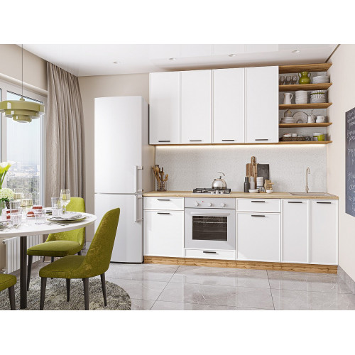 2340*2200*600 Фрейм-05 White Silk Дуб Вотан 2340*2200*600 Фрейм-05 White Silk Дуб Вотан