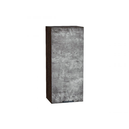920*400* Шкаф верхний с 1-ой дверцей Флэт Temple Stone 2S Graphite