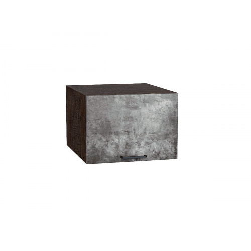 358*500* Шкаф верхний горизонтальный глубокий Флэт Temple Stone 2S Graphite