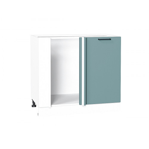 816*890* Шкаф нижний угловой Флэт Grey-green In 2S Белый