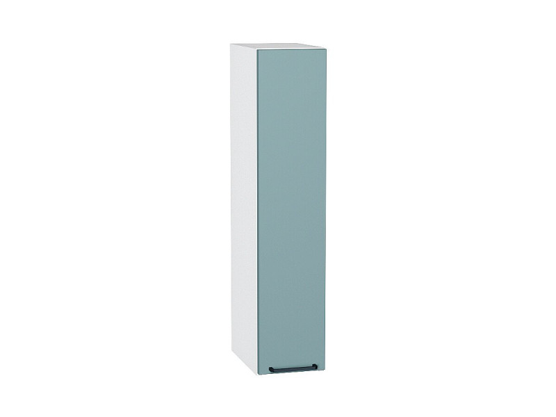 920*200* Шкаф верхний бутылочница Флэт Grey-green In 2S Белый