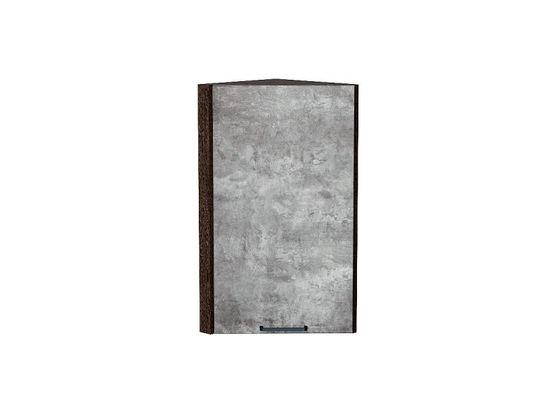 716*300*306 Шкаф верхний торцевой Флэт Temple Stone 2S Graphite