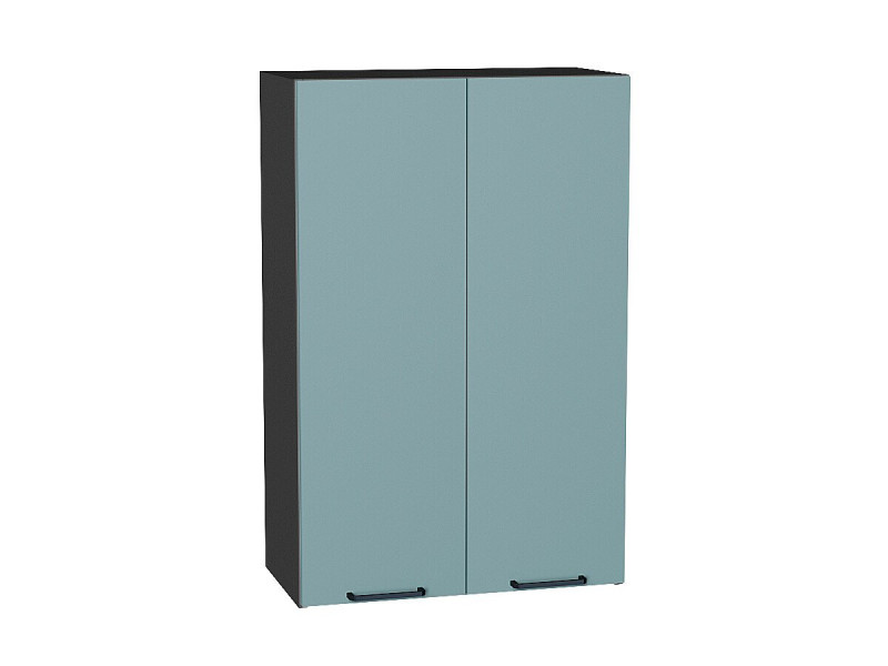 920*600* Шкаф верхний с 2-мя дверцами Флэт Grey-green In 2S Graphite