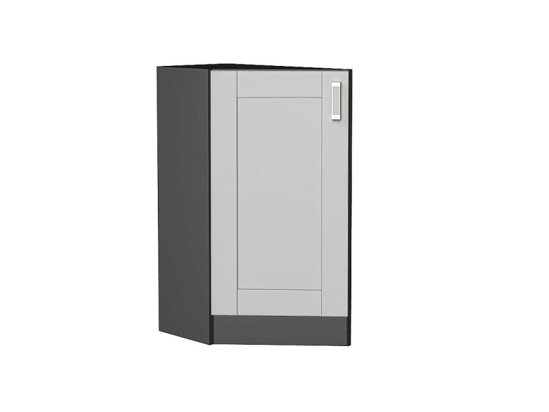 Кухня 816*296*Шкаф нижний торцевой Лофт Grey Silk/Graphite