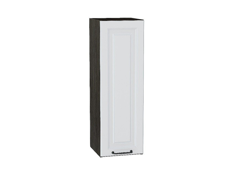 920*300* Шкаф верхний с 1-ой дверцей Ницца Blanco Graphite
