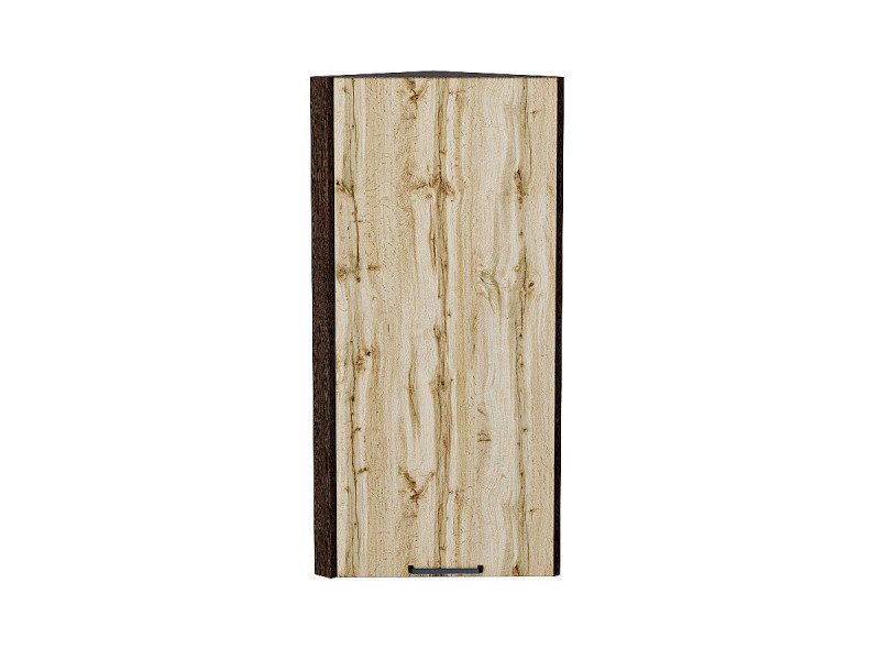 920*300*306 Шкаф верхний торцевой Флэт Wotan Oak 2S Graphite