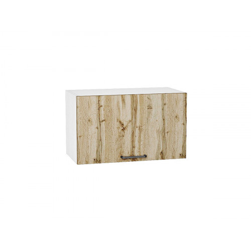358*600* Шкаф верхний горизонтальный Флэт Wotan Oak 2S Белый