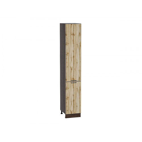 2336*400* Шкаф пенал с 2-мя дверцами Флэт Wotan Oak 2S Graphite