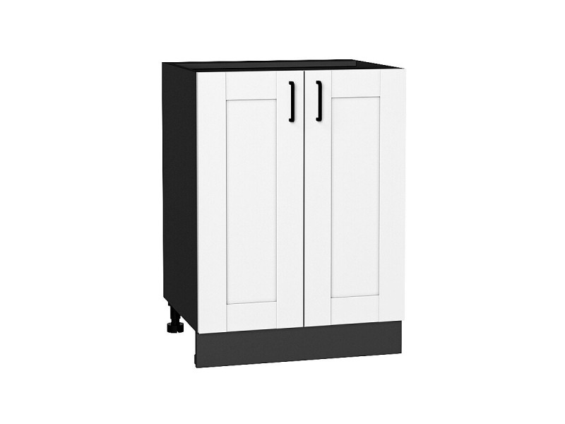 Кухня 816*600*Шкаф нижний с 2-мя дверцами Лофт Super White/Graphite