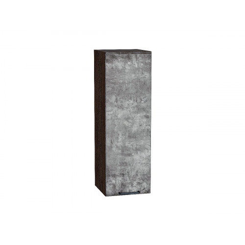 920*300* Шкаф верхний с 1-ой дверцей Флэт Temple Stone 2S Graphite