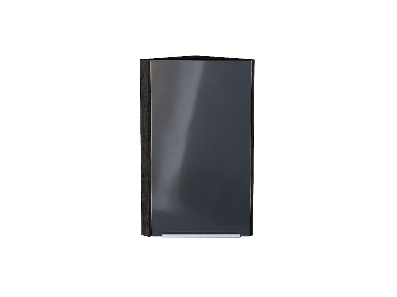 716*300*306 Шкаф верхний торцевой Фьюжн Anthracite Graphite